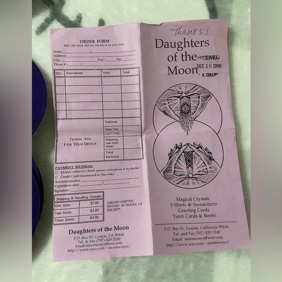 Daughters of the Moon Tarot Deck by Ffiona Morgan - Out of Print - Picture 3 of 11